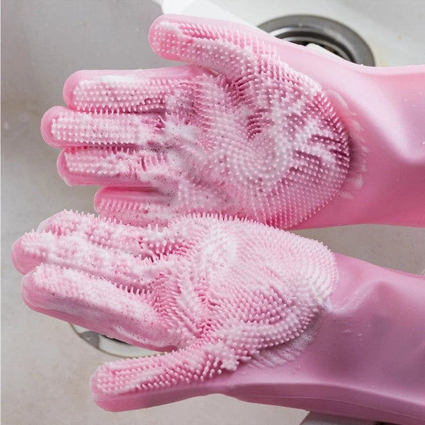 Multifunction Magic Silicone Dish Washing Gloves - Mojo