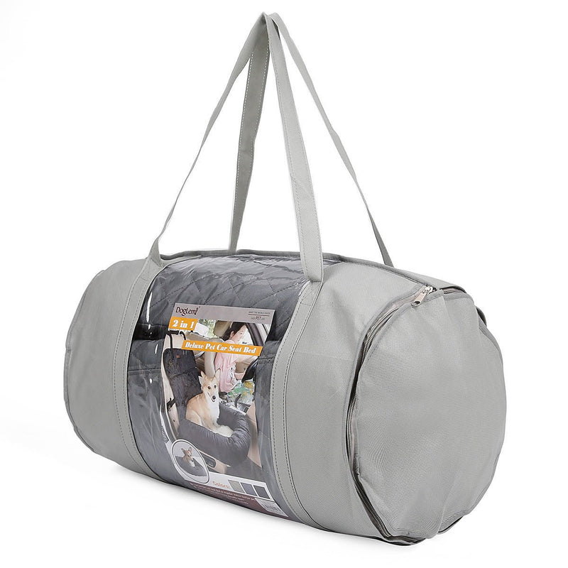 2-in-1 Foldable Dog Carrier & Car Seat Pad