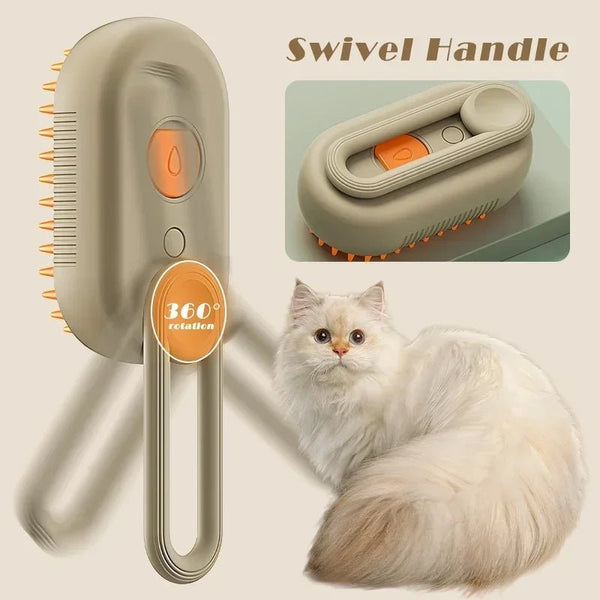 3 in 1 Steam Cat Brush - Mojo
