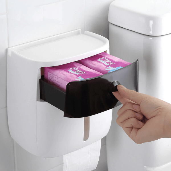Wall Mounted Waterproof Toilet Paper Holder - Mojo